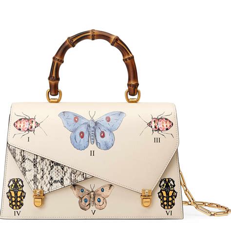 gucci butterfly bags|why does Gucci use snake.